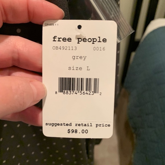 NWT Free People Swing Polka Dot Top - Picture 7 of 8